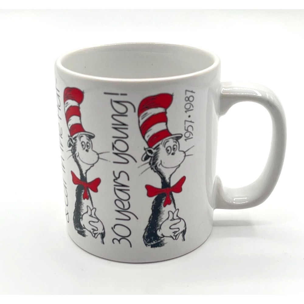 STAFFORDSHIRE‎ Kiln Craft Dr. Seuss Cat in the Hat Ceramic Coffee Mug
